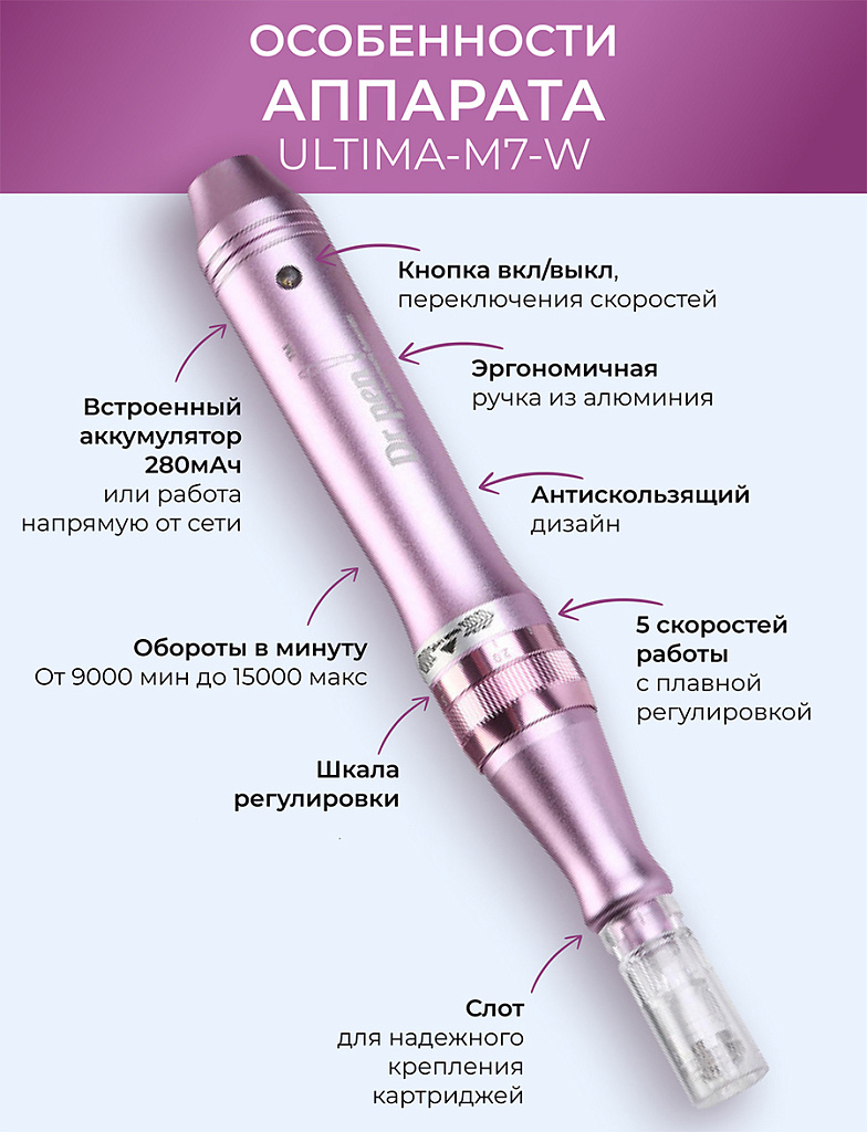 Аппарат для фракционной мезотерапии микроштампинга М7-В (фото)